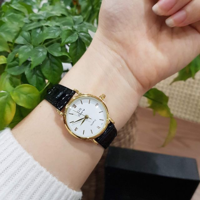 T Đồng Hồ Nữ Qianba Dây Da phong cách hàng hiệu TonyWatch68 1