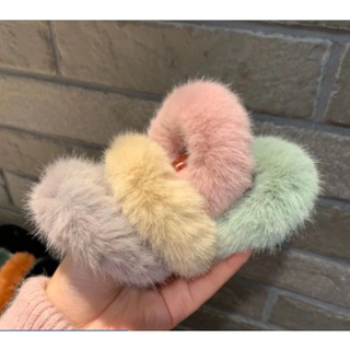 Dây cột tóc Scrunchies vải lông mềm