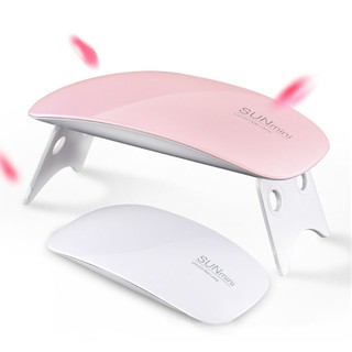 Đèn LED UV sấy khô móng mini 6W hẹn giờ 45/60s