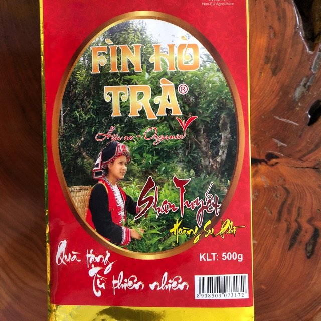 Fìn hò trà - trà shan tuyết gói 500gr Hút chân không