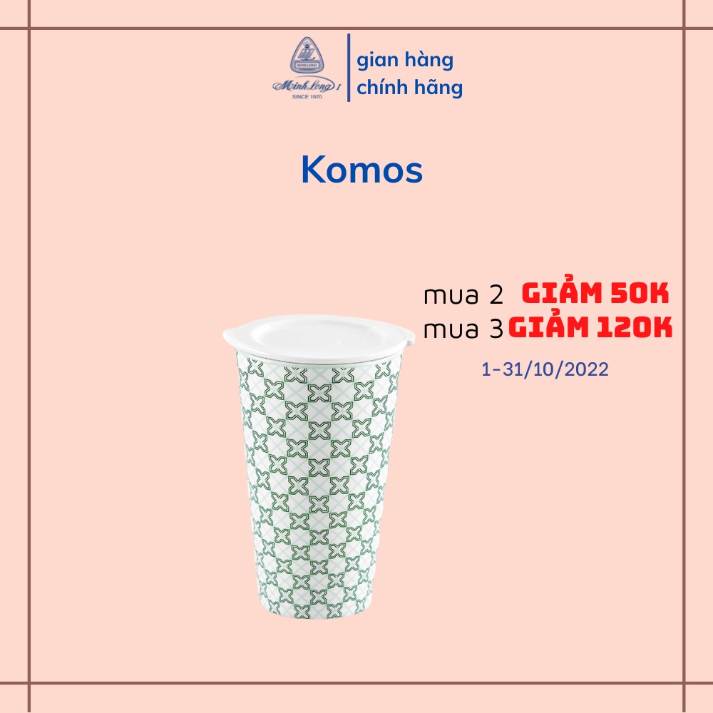Ly Sứ Dưỡng Sinh Minh Long 0.48 L - Komos