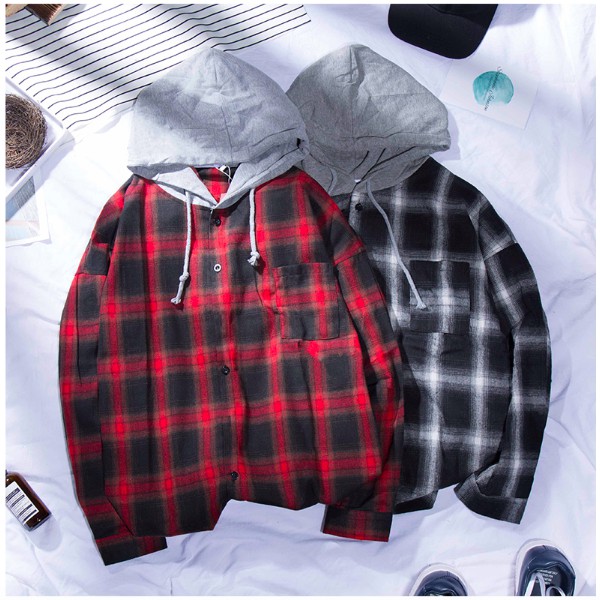 Áo khoác sơ mi caro nam nữ ASALA | BigBuy360 - bigbuy360.vn