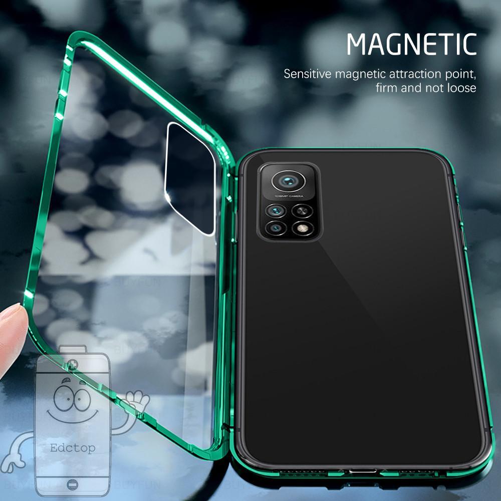 Double-sided Protection Cases Xiaomi Redmi K40 Pro Note 10 Pro Max Case Full Body High Grade Curved Tempered Glass Shockproof Cover