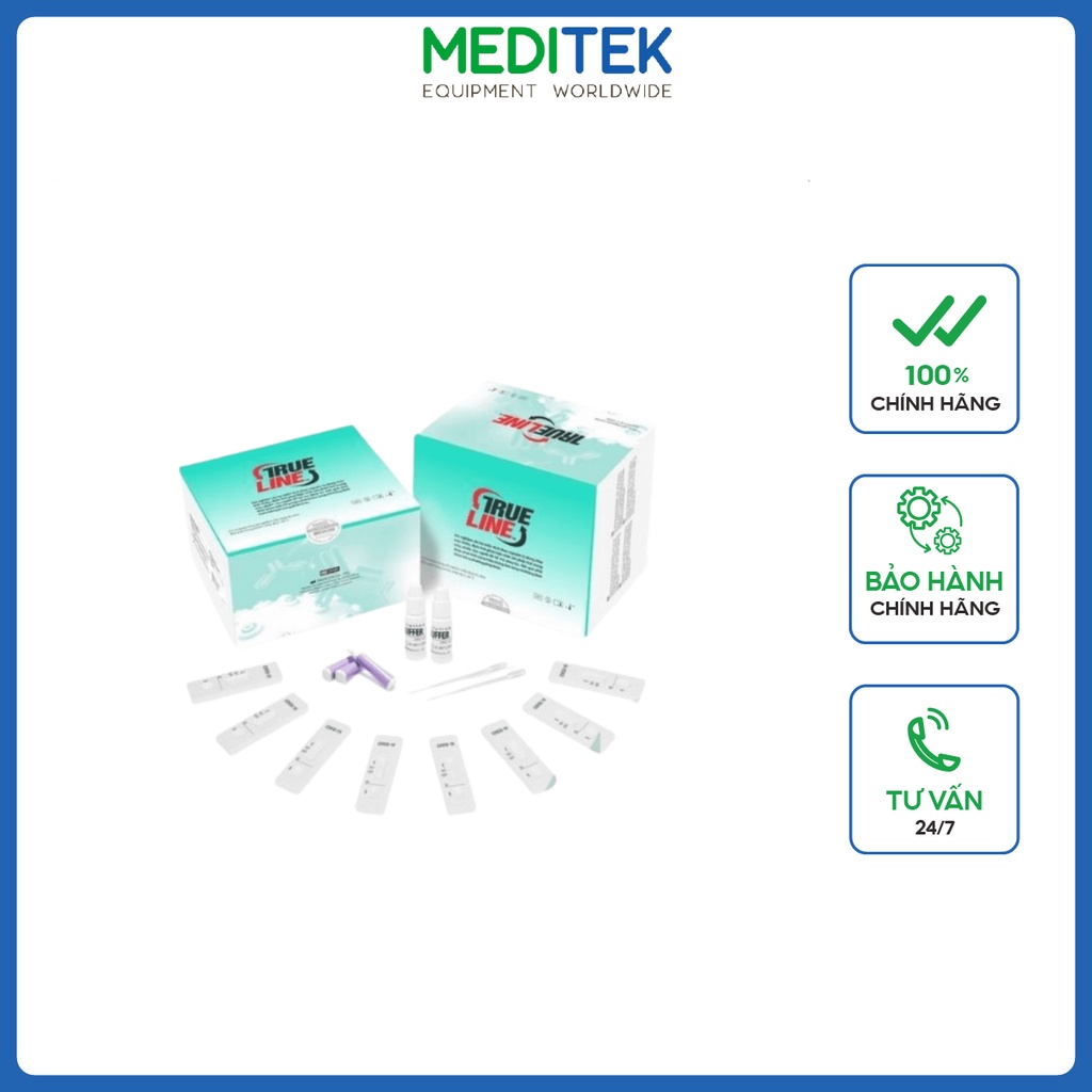 (Combo 5) Test nhanh Covid Trueline Covid-19 Ag Rapid Test, Việt Nam, Bộ y tế cấp phép