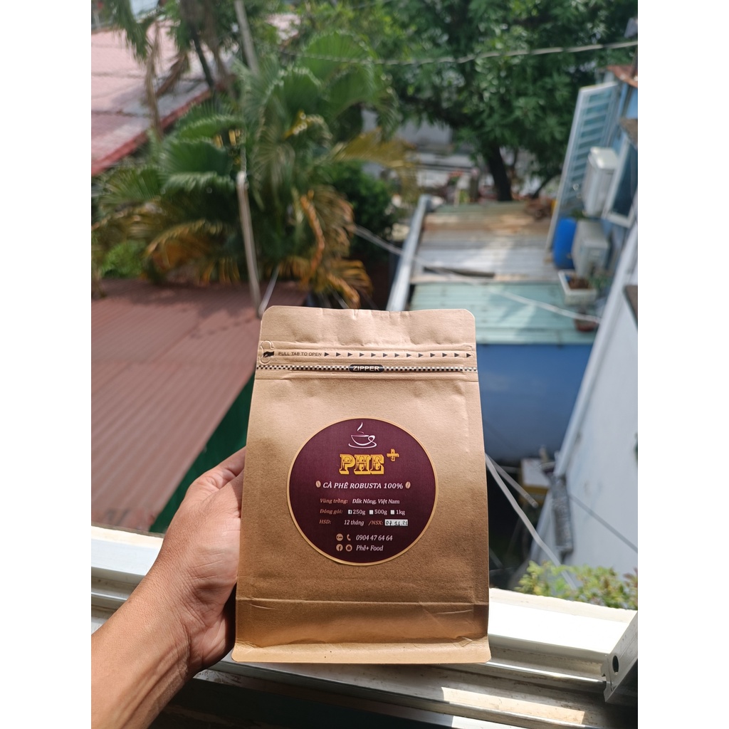 Cà phê Robusta 100% PHE+ 250gr Cafe rang xay -Tây Nguyên | BigBuy360 - bigbuy360.vn