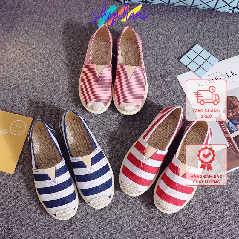 Giày Slipon Nữ Đẹp Với Nhiều Họa Tiết Siêu Xinh Có Đủ Size Từ 35-40 SHOP HAMI G10