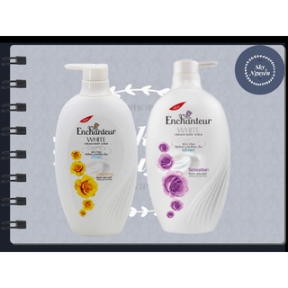 Sữa tắm trắng & dưỡng ẩm có hạt ENCHANTEUR White Sensation (650g)/ Charming (650g)