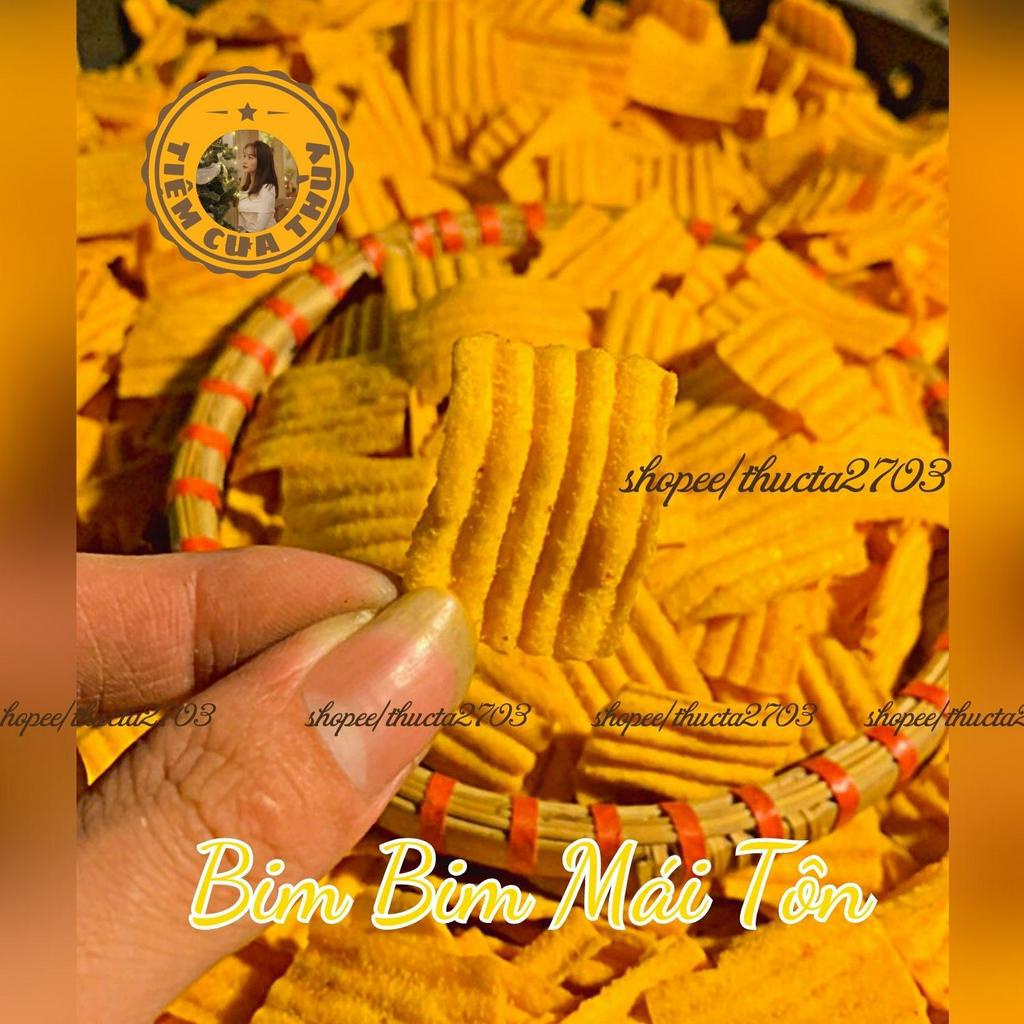 Combo SONG SÁT : Bánh Quy Que Tăm + Bim Bim Mái Tôn, Bà Tuyết Diamond, đồ ăn vặt 500G