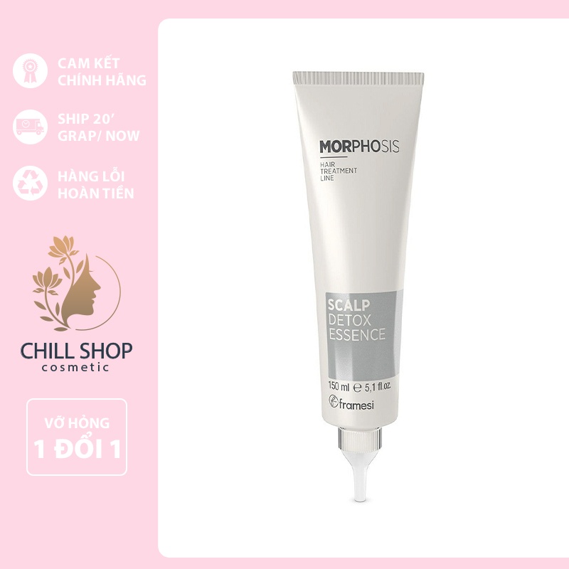 Kem thải độc da đầu thanh lọc da dầu bã nhờn gầu ngứa cho da nhạy cảm Morphosis Scalp Detox Essence 150ml