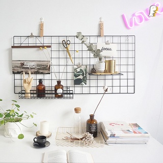 Khung Lưới Trang Trí Chất Liệu Thép Chống Gỉ, Tấm Lưới Decor Treo Ảnh Trang Trí Nhà Cửa