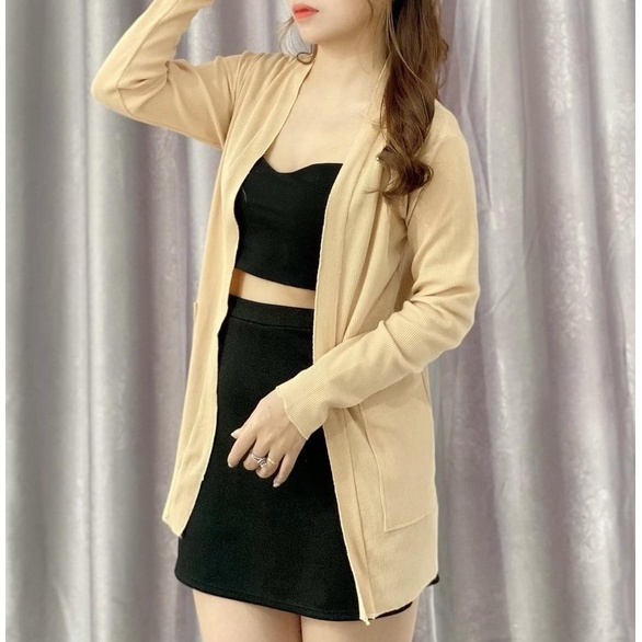 [Hàng Hot] Áo Cadigan len mỏng phong cách Hàn Quốc | BigBuy360 - bigbuy360.vn
