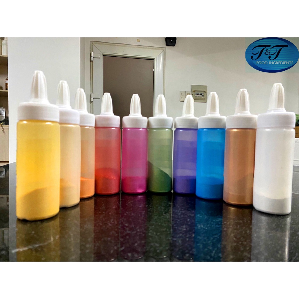 Màu nhũ cho bánh kem