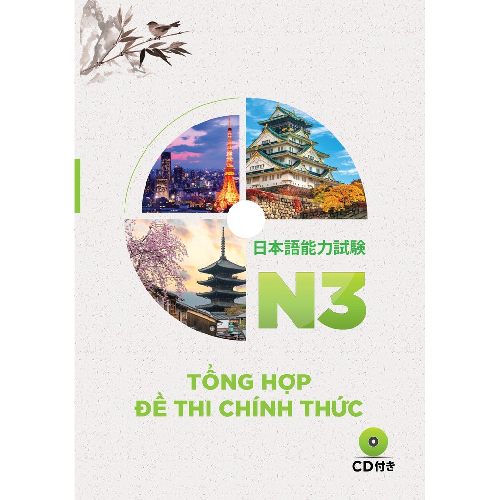 Sách tiếng Nhật - Tổng hợp đề thi chính thức N3 (2010-2018)