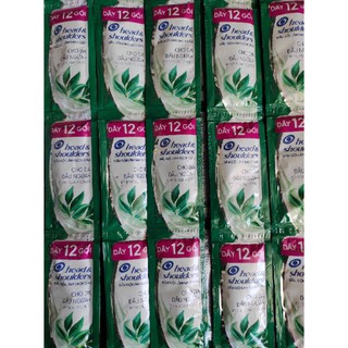 Dầu gội đầu Head & Shoulders cho da đầu ngứa với chiết xuất khuynh diệp dây 12 gói