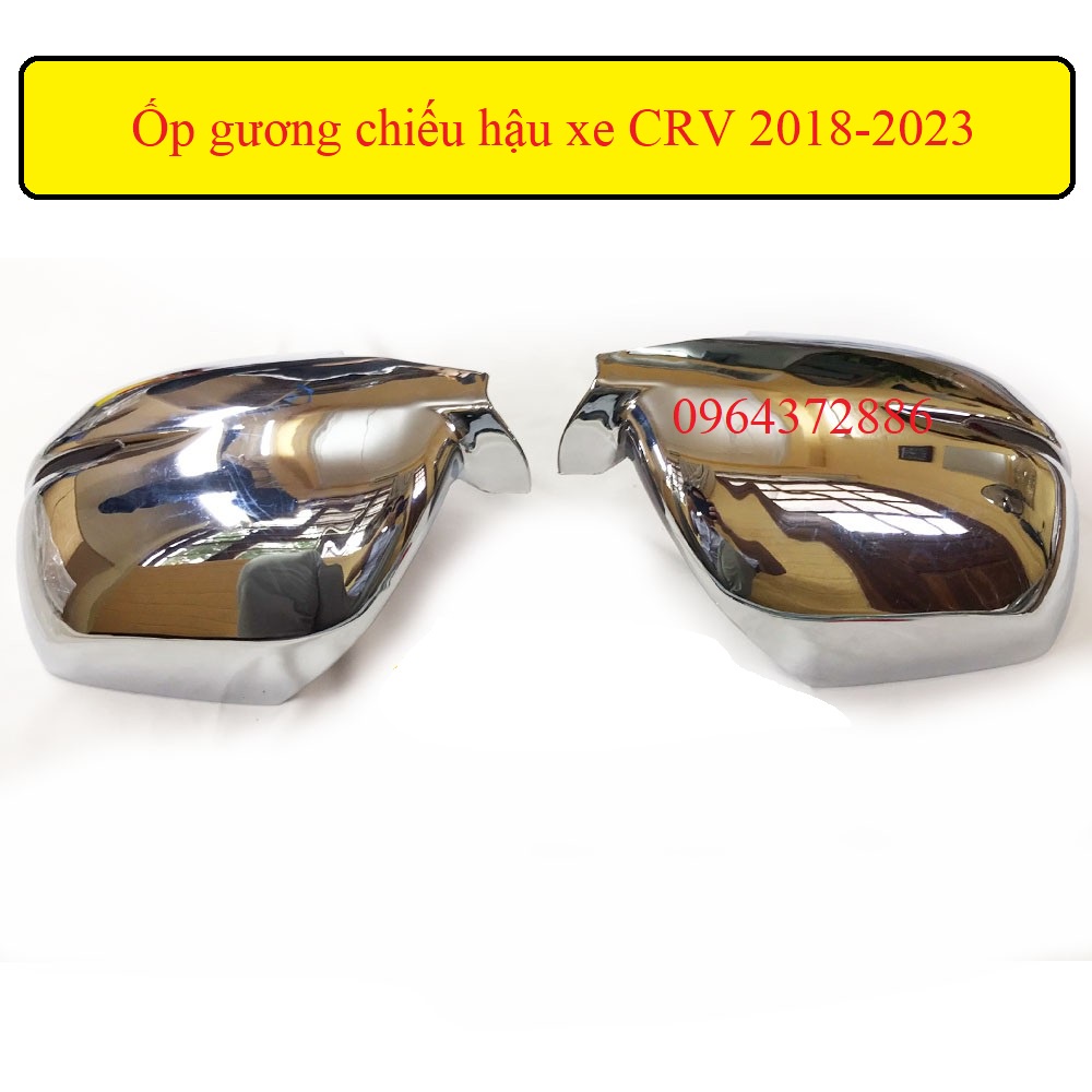 Ốp gương chiếu hậu xe Honda CRV 2018-2023 mạ crom cao cấp