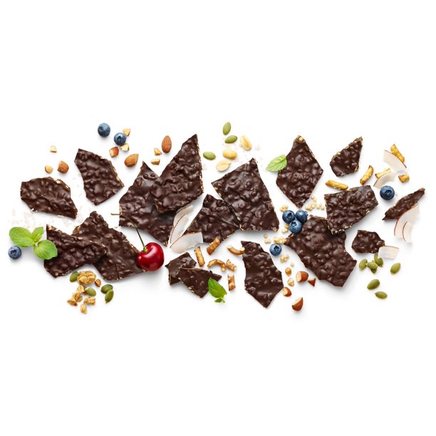 SOCOLA ĐEN - VIỆT QUẤT XANH - QUINOA GIÒN barkTHINS Dark Chocolate Blueberry with Quinoa Crunch, 133g (4.7 oz)