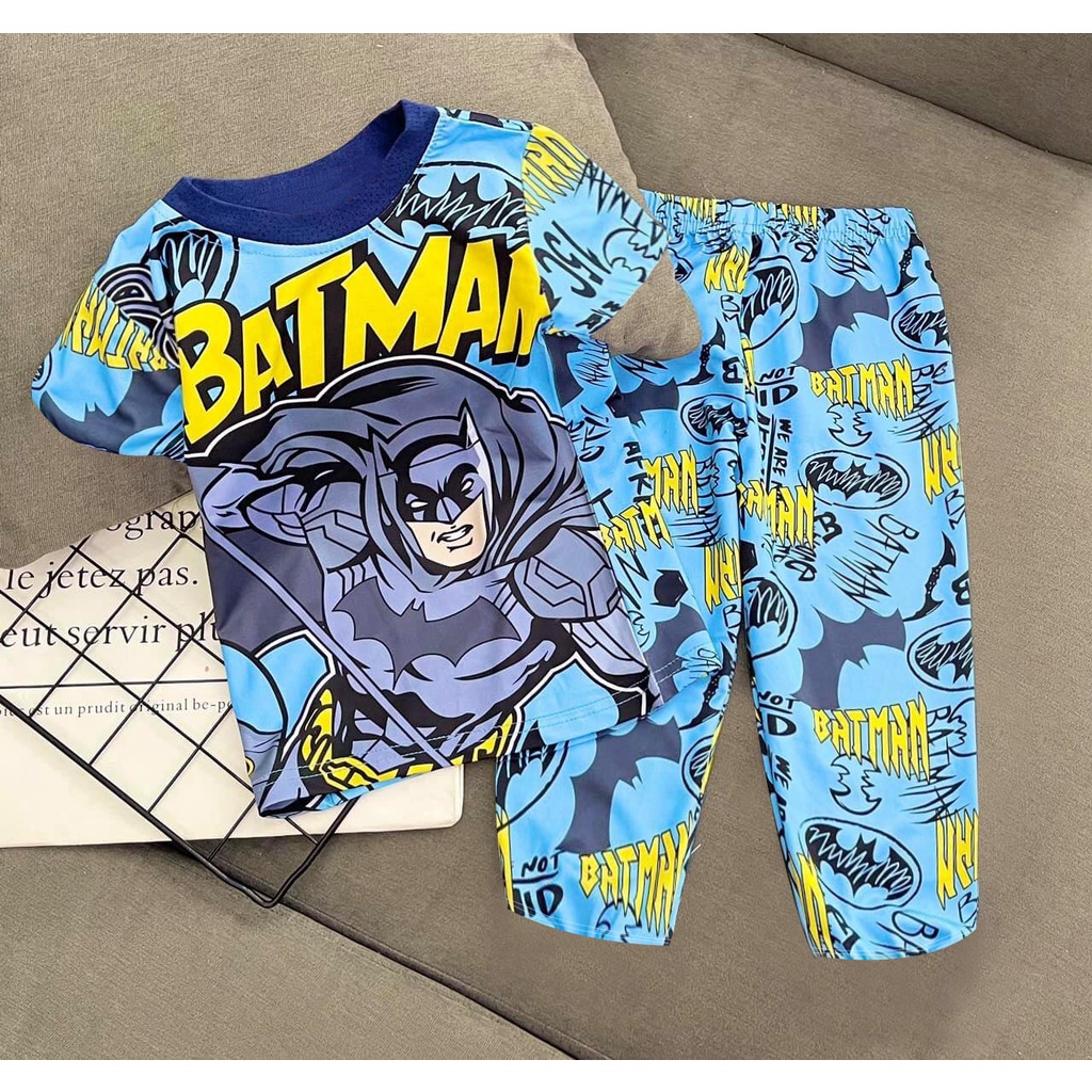 [8-12Kg] Bộ đồ bé Trai quần dài in hình 3D HOT TREND chất vải dày mịn thoáng mát được các bé yêu thích BTD03