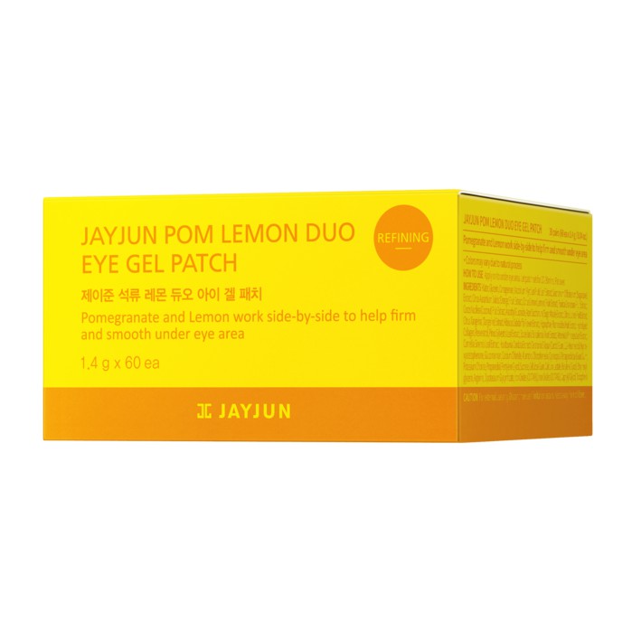 [Mẫu Mới] Mặt Nạ Mắt Jayjun Chiết Xuất Trà Chanh Lựu Dưỡng Ẩm Giảm Thâm Mắt Pom Lemon Tea Eye Gel Patch