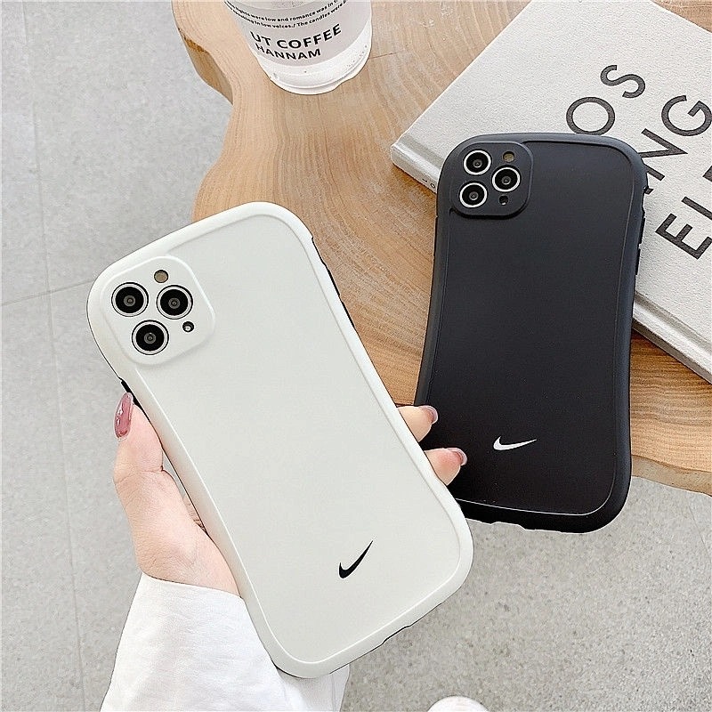 Soft TPU IPhone 12/11 Pro Max/XS/78Plus/XR Nike Air Phone Case Silicone Back Cover Perfect Arc IPhone Case Cover