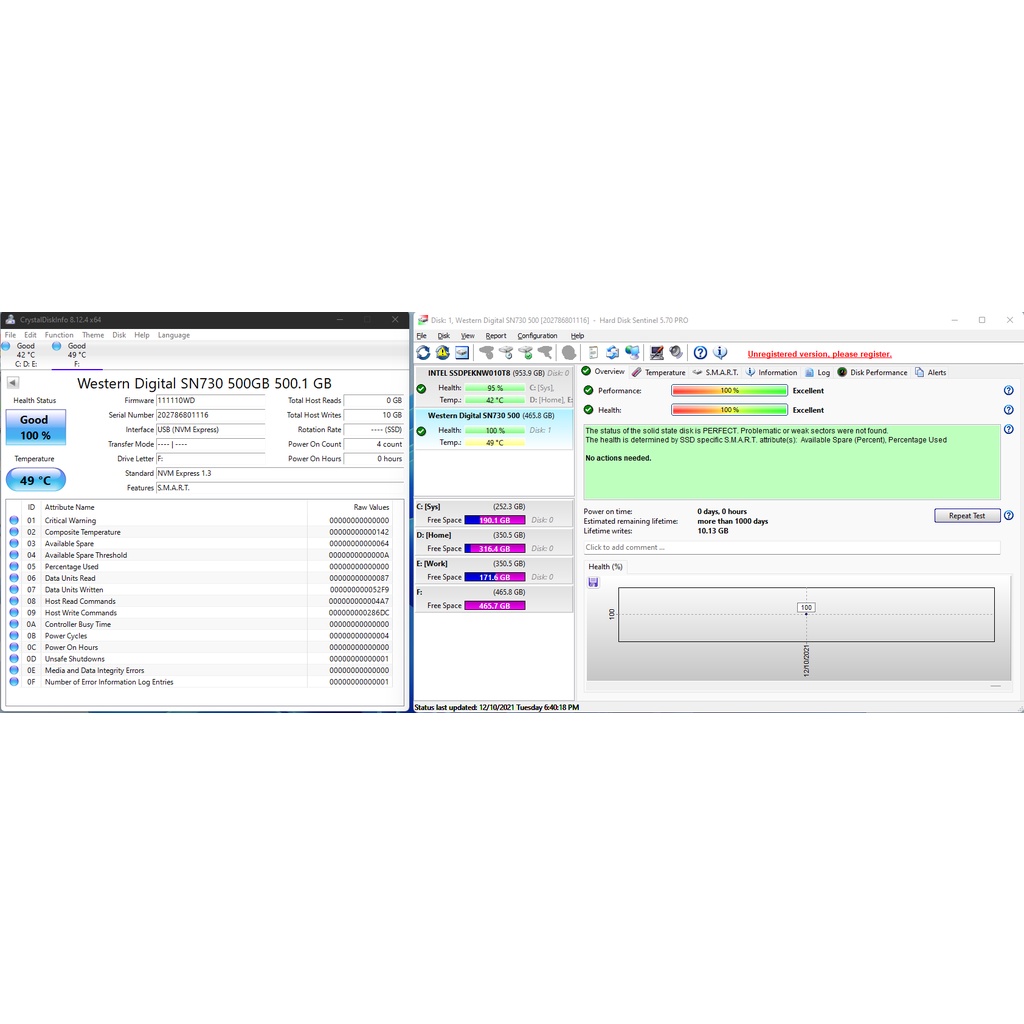 Ổ Cứng SSD Western Digital Black SN730 PCIe Gen3 x4 NVMe M.2 500GB