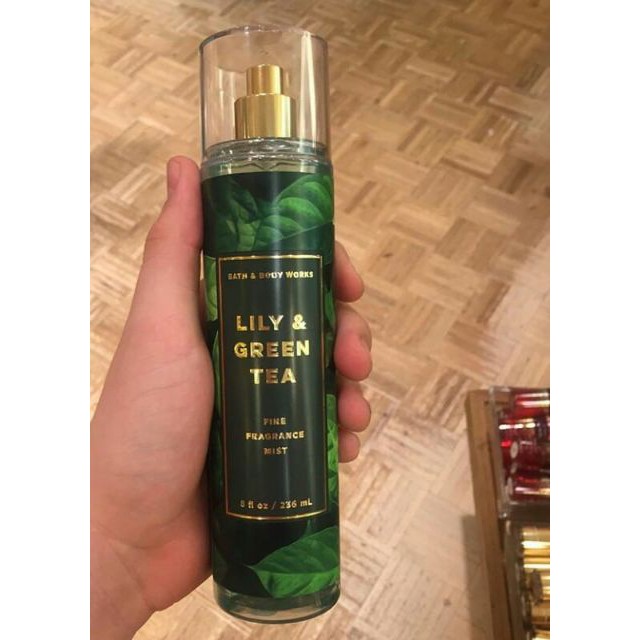 ❤️ [ Bill Mỹ] Xịt Thơm Lily &amp; Green Tea Bath And Body Works Body Mist - 236ml