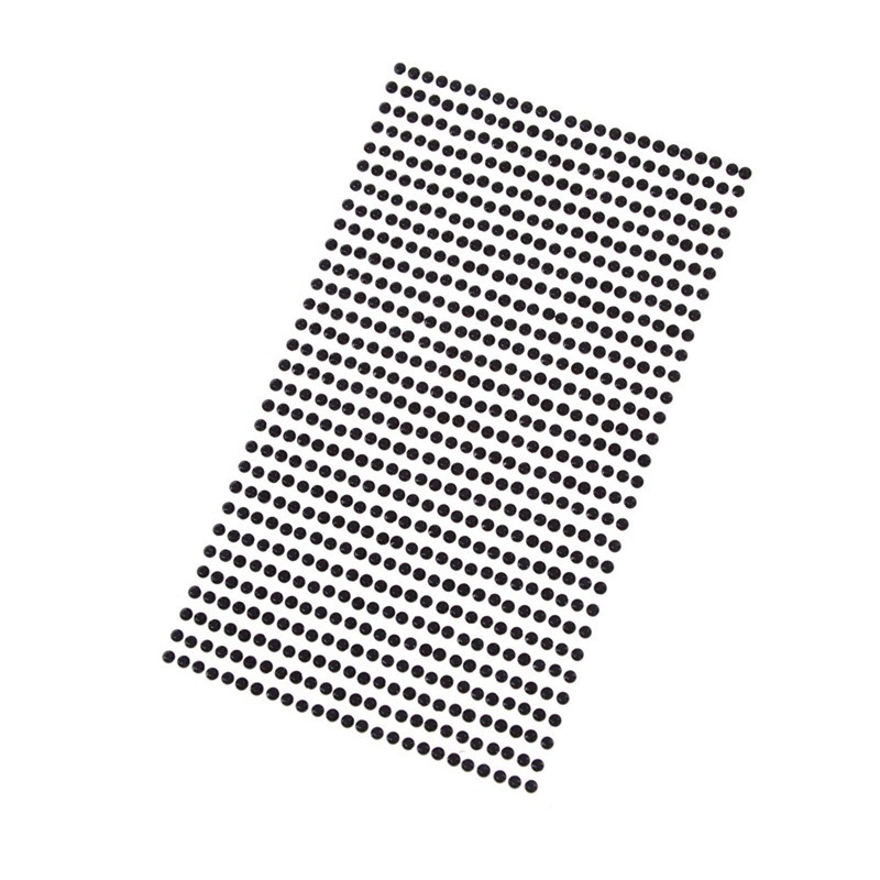 Set 750 Hạt Đá Pha Lê Tự Dính 3mm Trang Trí Điện Thoại / Xe Hơi