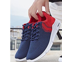 &lt;XẢ-HÀNG&gt; Giày Thể Thao Giày Nam - Giày Sneakers Chạy Bộ Tập Thể Thao HD36 Xanh Đỏ hd36