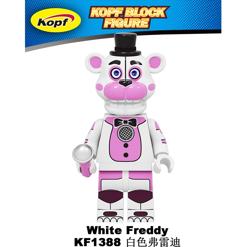Đồ Chơi Khối Xếp Hình five nights at freddy 'S series freddy bonnie chica foxy Cho Trẻ Em