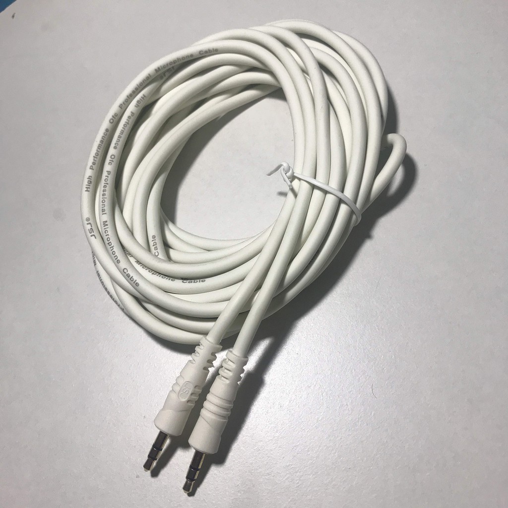 Dây loa 2 đầu 3.5mm chiều dài 1,8 mét 3mét 5mét 10mét hiệu JSJ