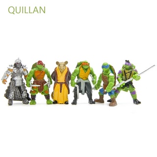 Set 6 Mô Hình Đồ Chơi Nhân Vật Hoạt Hình Ninja Rùa Đáng Yêu