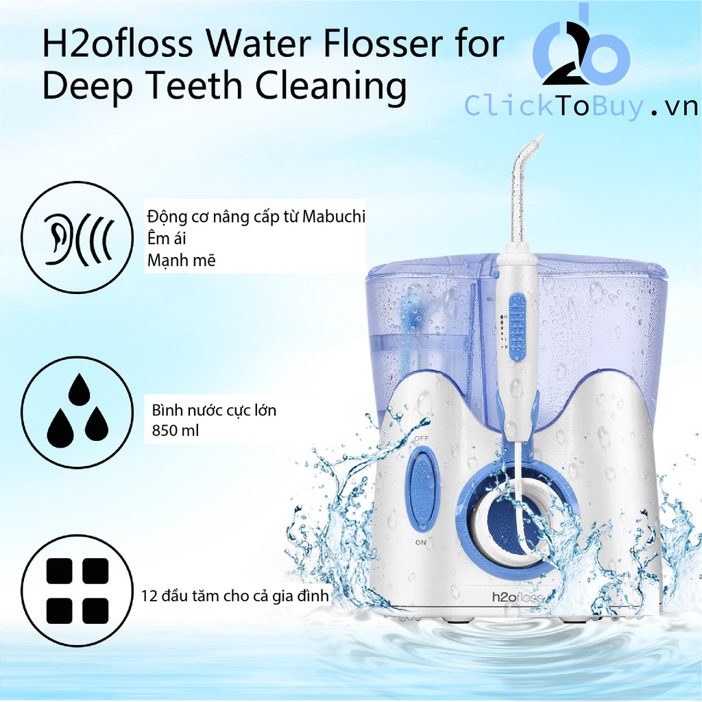 Tăm nước gia đình H2ofloss HF 9