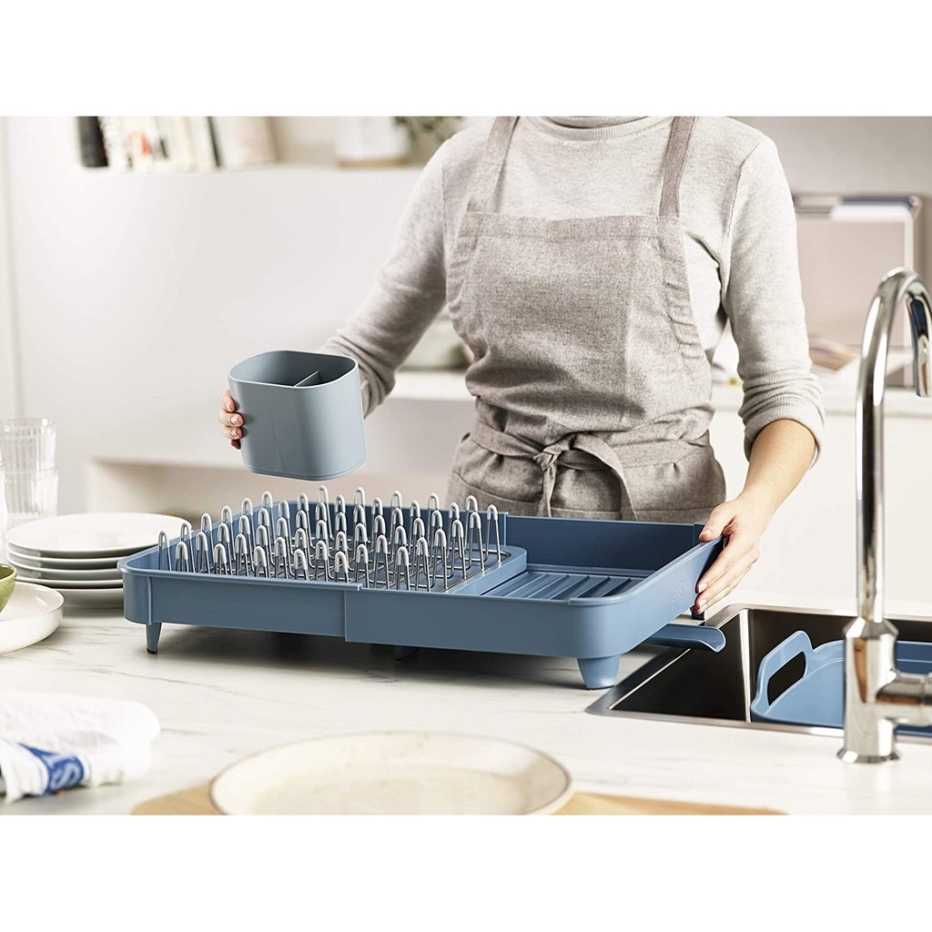 Khay đựng bát đĩa Joseph Joseph 85185 Exten Expandable Dish Drainer nhựa - giá úp bát thông minh