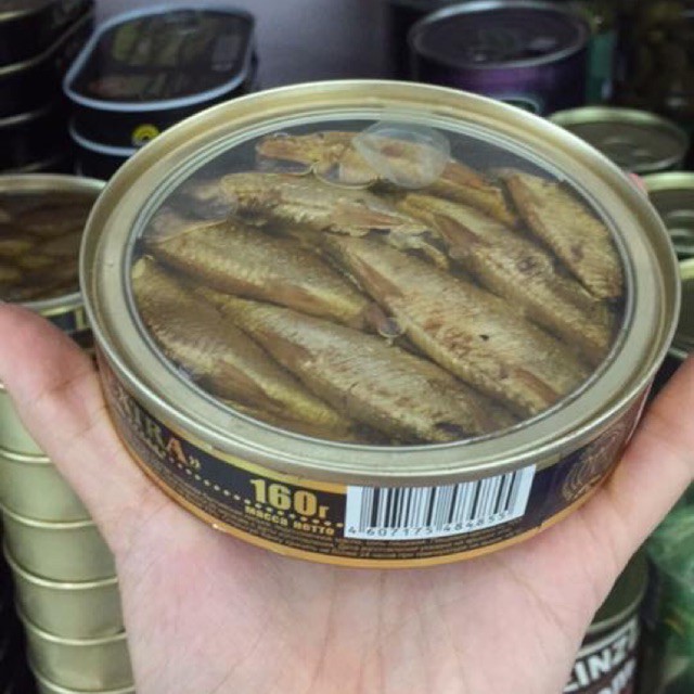 Cá trích Baltic ngâm dầu 160g