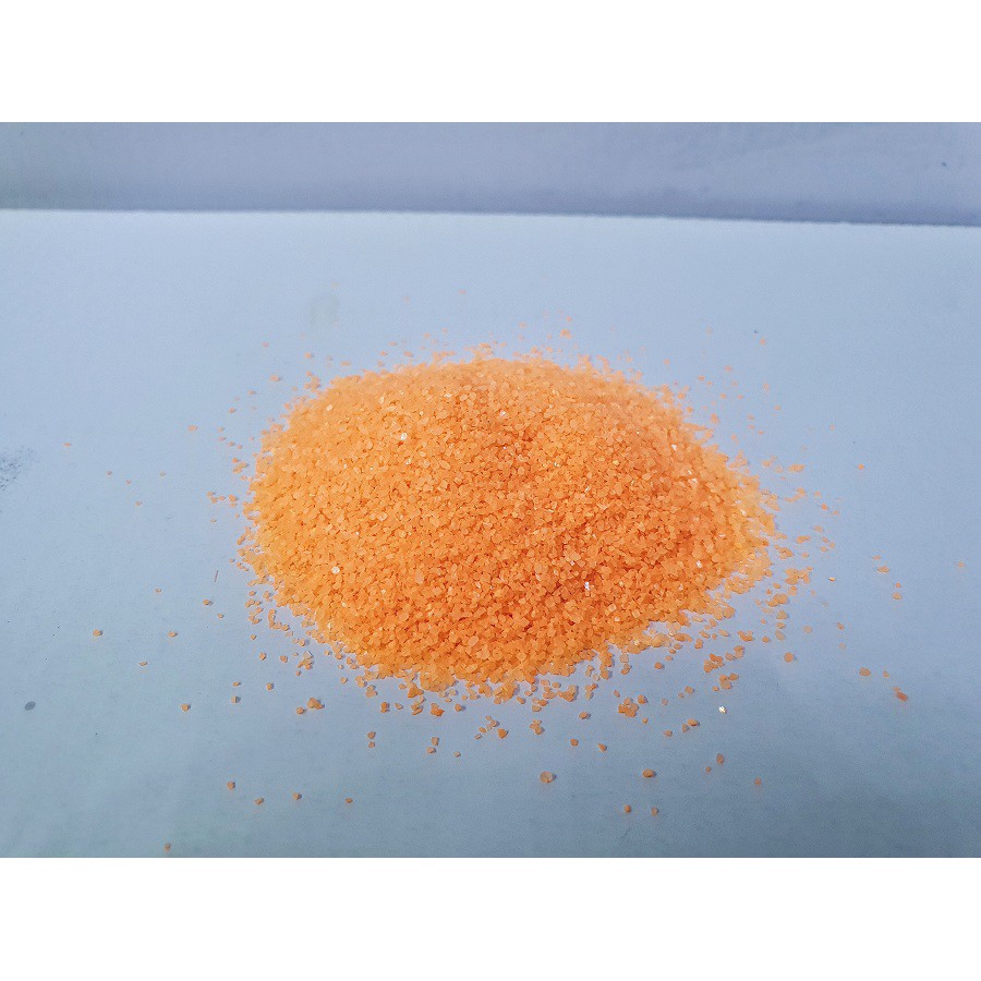 1KG CÁT THẠCH ANH CAM TRANG TRÍ HỒ CÁ NON BỘ