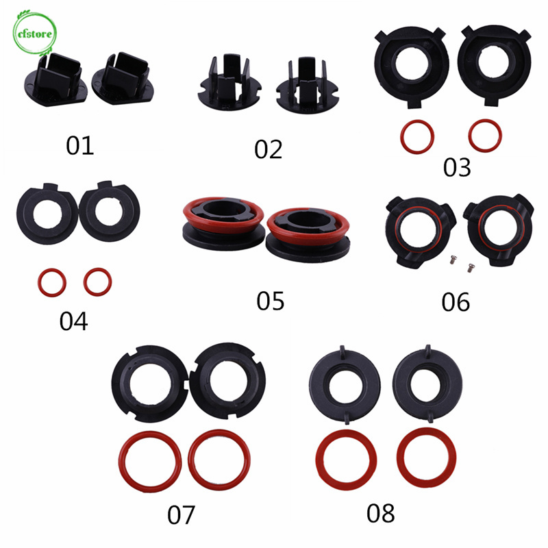 Set 2 giá đỡ đèn pha chuyên dụng cho xe hơi H1 H3 H4 H7 H11 H13 9004 9005