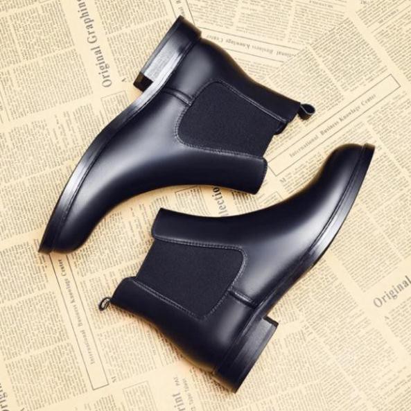 Giày chelseaboot nam, Giày nam công sở mẫu mới cực Hot