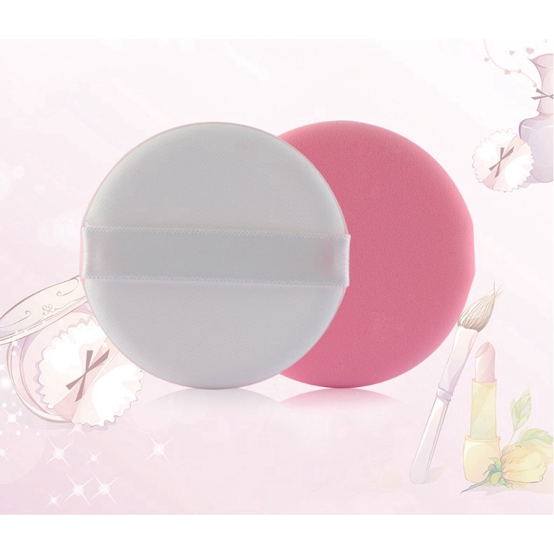 HANBEIER Air Cushion Puff Non-latex Wet and Dry BB Cream Special Round Sponge Puff Makeup Tool Make Up Ready Stock