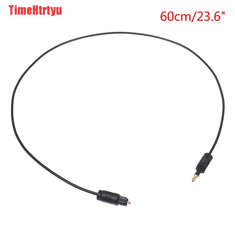 Cáp Chuyển Đổi Âm Thanh Timehttyu 1.96ft Toslink Sang Mini Plug 3.5mm Male Spdif