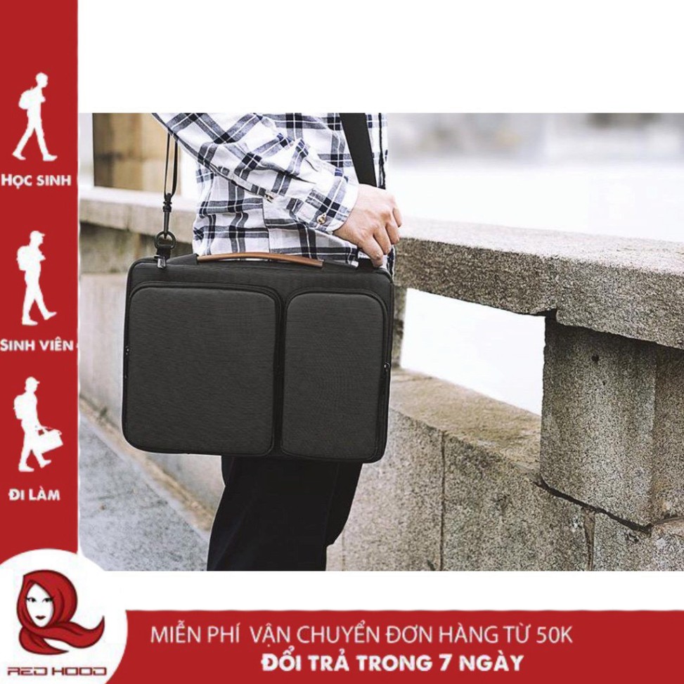 Túi xách cao cấp Cặp đeo vai laptop có lớp chống sốc laptop REDHOOD flasksale