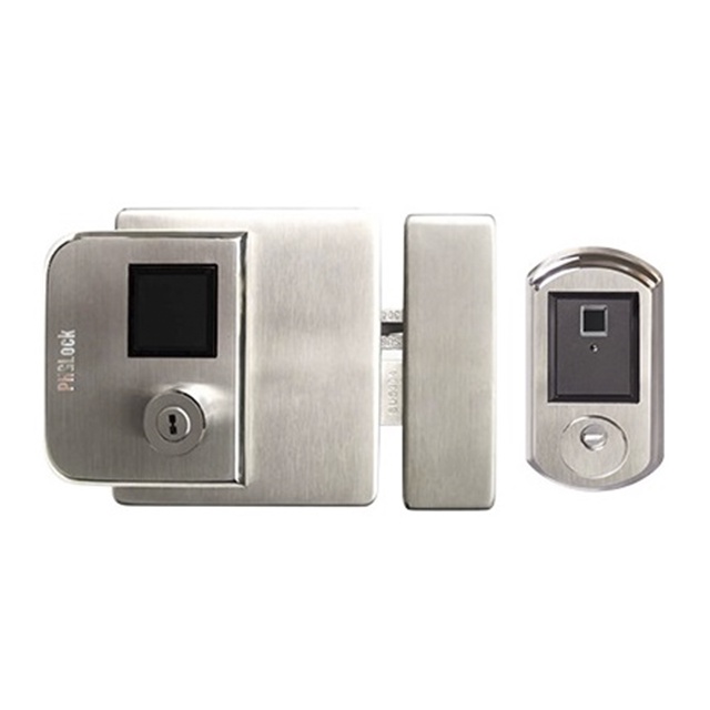 Khóa cổng KE38 cao cấp ngoài trời chống nước, chất liệu hợp kim, Mở khóa quẹt thẻ từ