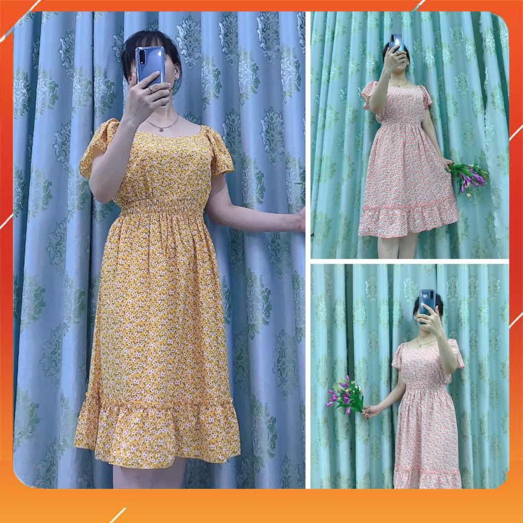 Đầm váy nữ hoa nhí, dáng xoè đẹp nhẹ nhàng, đơn giản, ngọt ngào, sang chảnh++