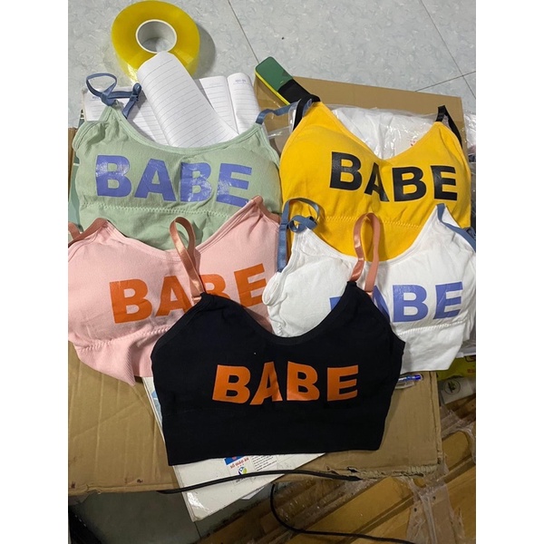 [ Rẻ vô địch ] Áo bra có đệm ngực freesize 38-65kg - Babe
