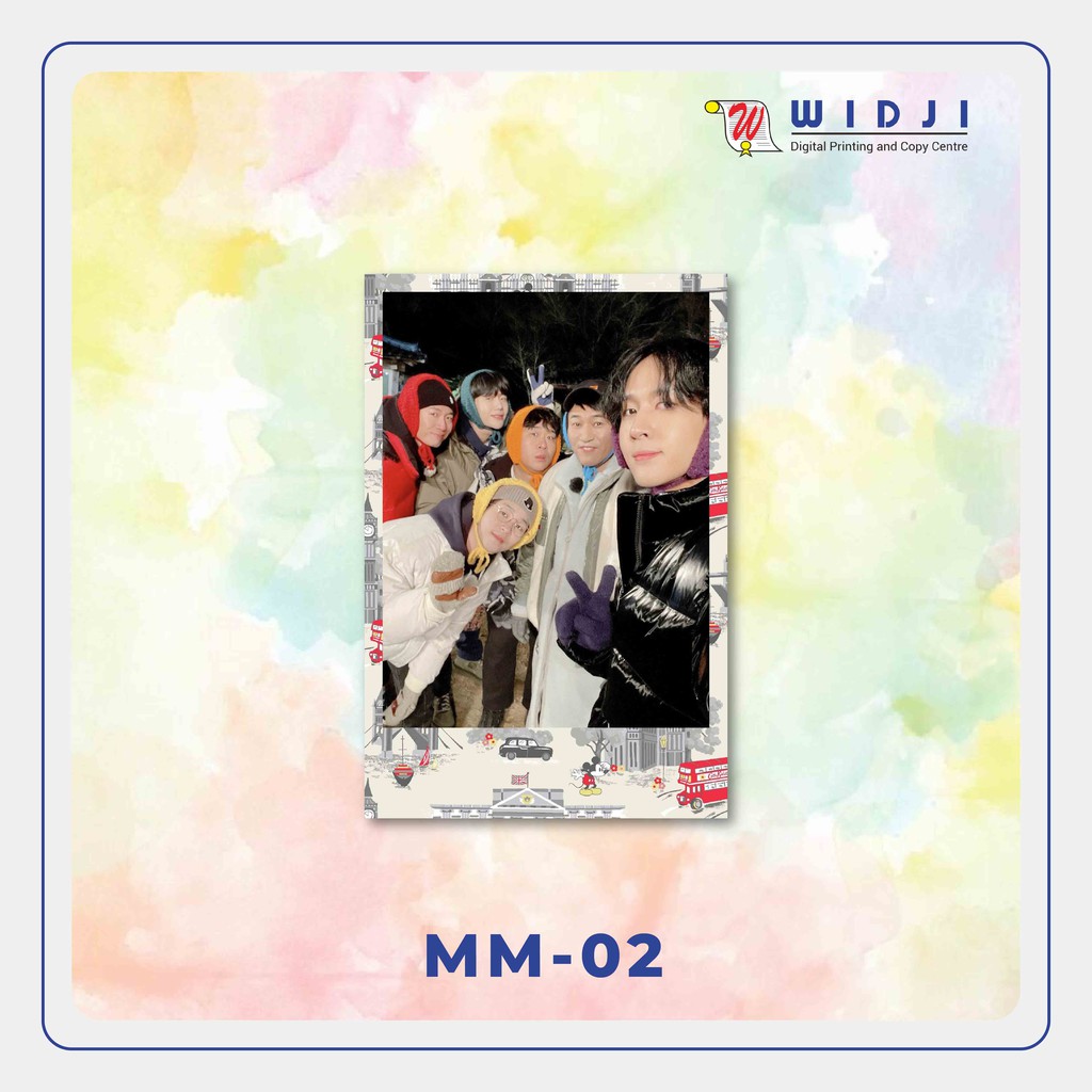 Set 25 Tấm Ảnh Polaroid In Hình Chuột Mickey Kích Thước 2r (6x9 Cm)