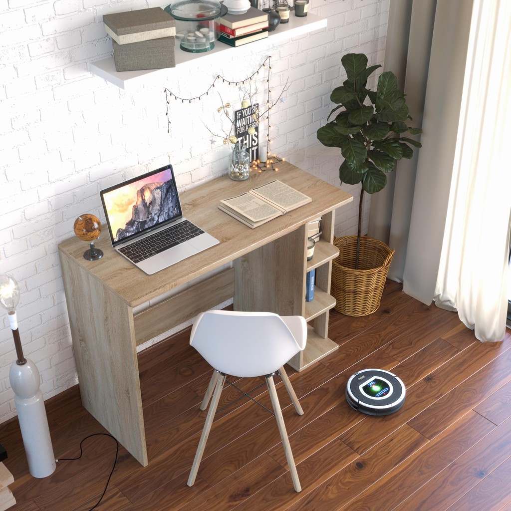 [ GIẢM MẠNH] Bàn học, bàn làm Việc kết hợp kệ sách màu gỗ GP73 | BigBuy360 - bigbuy360.vn