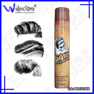 Gôm, keo xịt tóc SUAVECITO 420ml tạo kiểu giữ nếp cho tóc