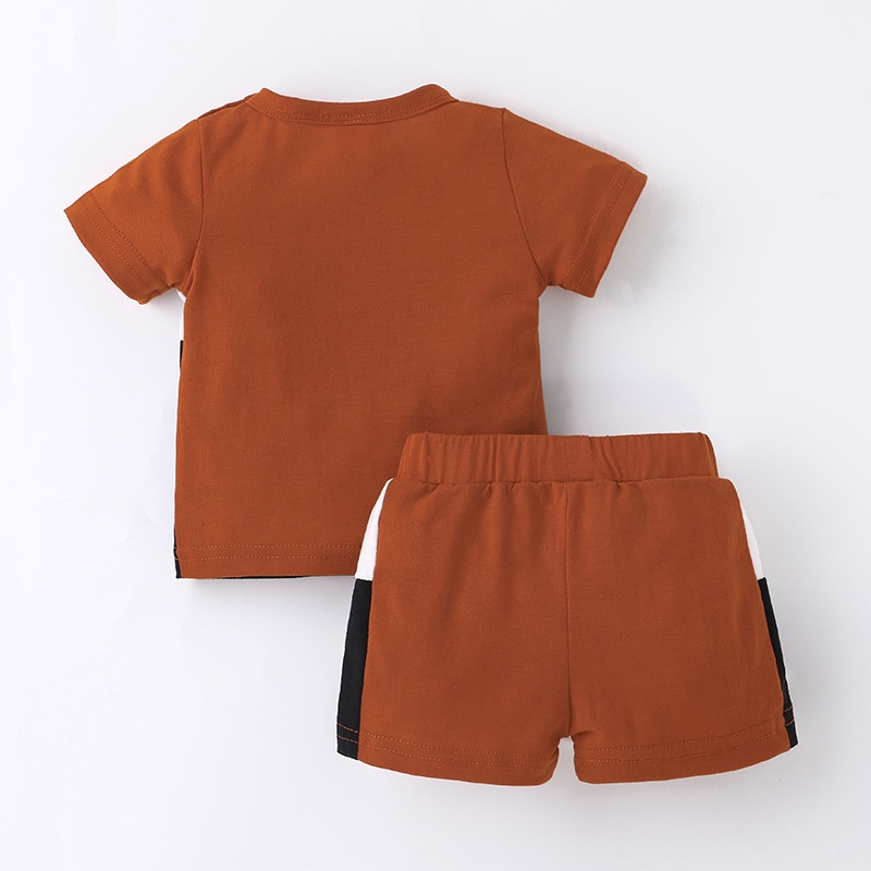 Combo bộ đồ bé trai 0-9 tháng tay ngắn áo phông quần đùi set mùa hè thời trang cho bé trẻ em sơ sinh
