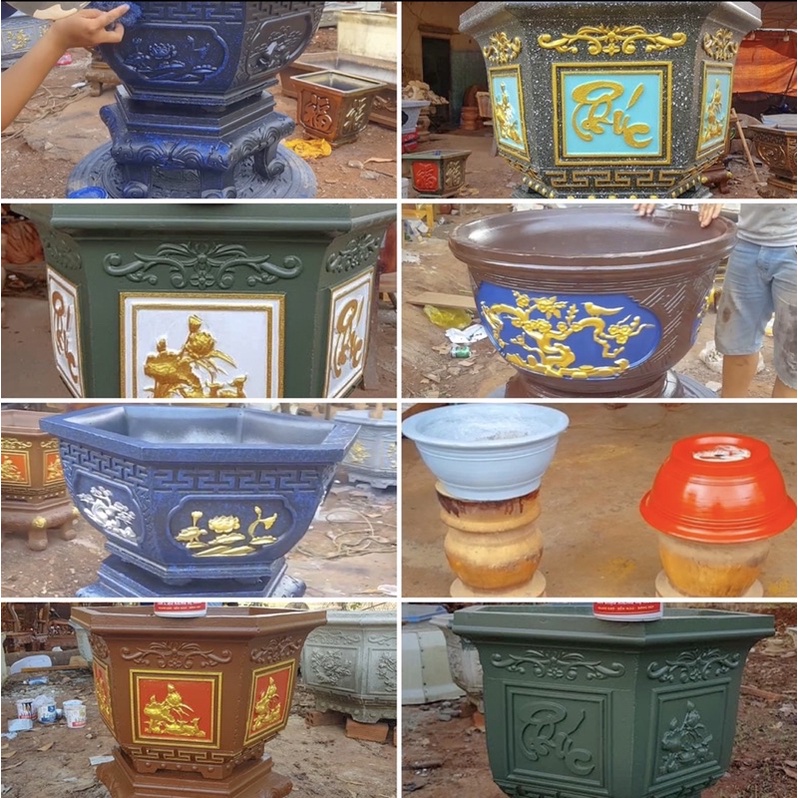 ( Cập Nhật Màu Mới, Giá Tốt )  Sơn Chậu Kiểng Cao Cấp Okay Hệ Nước Loại 1KG ( Nhanh Khô, Bền Màu, Bóng Đẹp )
