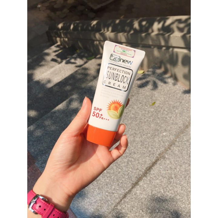 Kem chống nắng làm trắng da Benew Perfection Sunblock Cream 50ml