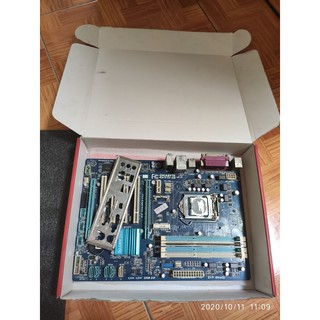 bo mạch chủ GIGA P75-D3 4 khe RAM tặng kèm chip G2030, ram 2gb