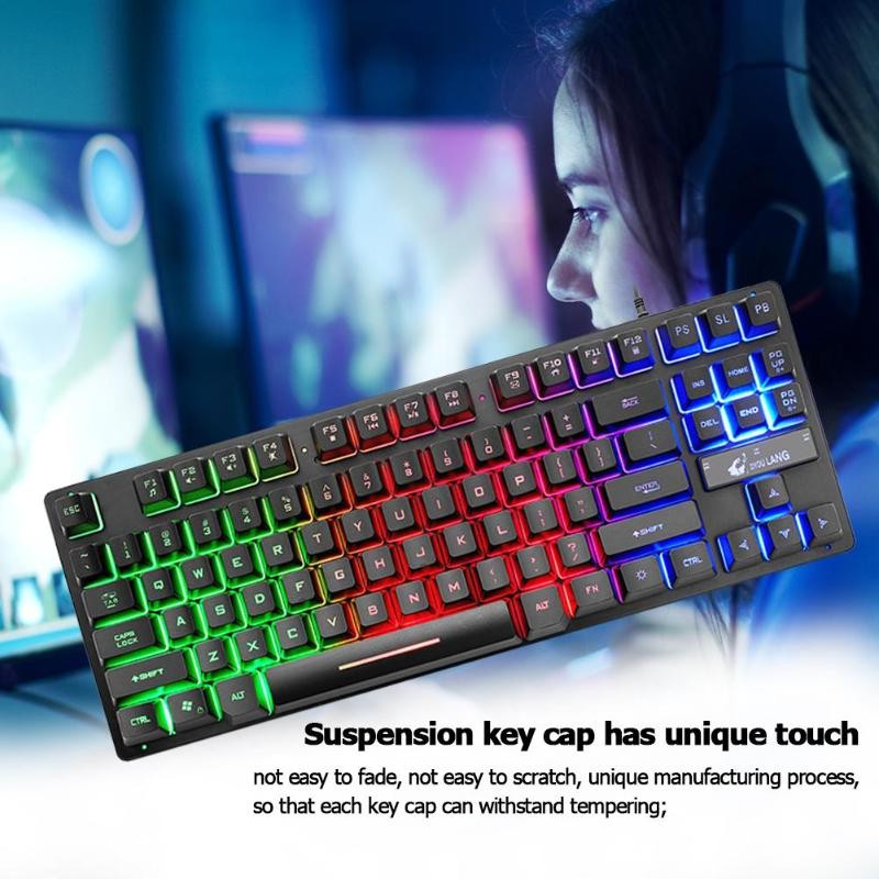 ZIYOU LANG K16 | Bàn Phím giả cơ chuyên game Có Dây có LED 87 phím Tenkeyless - BẢO HÀNH 12 THÁNG | BigBuy360 - bigbuy360.vn